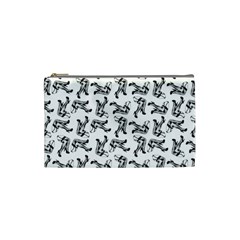 Erotic Pants Motif Black And White Graphic Pattern Black Backgrond Cosmetic Bag (Small) from ArtsNow.com Front