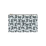 Erotic Pants Motif Black And White Graphic Pattern Black Backgrond Cosmetic Bag (Small)