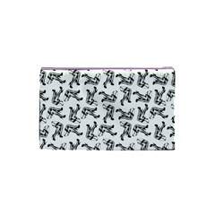 Erotic Pants Motif Black And White Graphic Pattern Black Backgrond Cosmetic Bag (Small) from ArtsNow.com Back