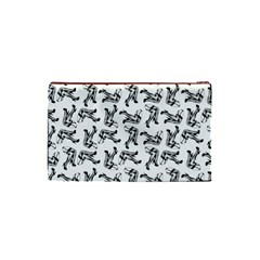 Erotic Pants Motif Black And White Graphic Pattern Black Backgrond Cosmetic Bag (Small) from ArtsNow.com Back