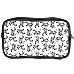 Erotic Pants Motif Black And White Graphic Pattern Black Backgrond Toiletries Bag (One Side)