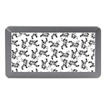 Erotic Pants Motif Black And White Graphic Pattern Black Backgrond Memory Card Reader (Mini)