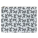 Erotic Pants Motif Black And White Graphic Pattern Black Backgrond Cosmetic Bag (XXL)