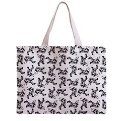 Erotic Pants Motif Black And White Graphic Pattern Black Backgrond Zipper Mini Tote Bag from ArtsNow.com Front