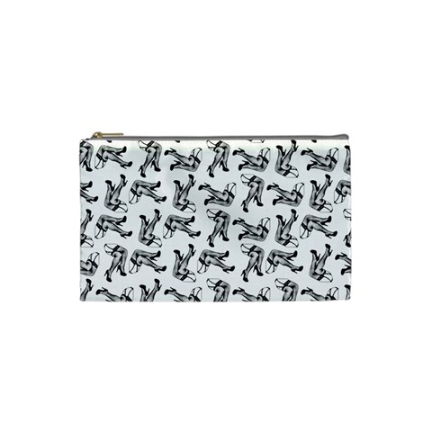 Erotic Pants Motif Black And White Graphic Pattern Black Backgrond Cosmetic Bag (XS) from ArtsNow.com Front