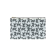 Erotic Pants Motif Black And White Graphic Pattern Black Backgrond Cosmetic Bag (XS) from ArtsNow.com Front