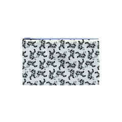 Erotic Pants Motif Black And White Graphic Pattern Black Backgrond Cosmetic Bag (XS) from ArtsNow.com Front