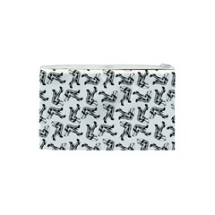 Erotic Pants Motif Black And White Graphic Pattern Black Backgrond Cosmetic Bag (XS) from ArtsNow.com Back