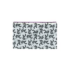 Erotic Pants Motif Black And White Graphic Pattern Black Backgrond Cosmetic Bag (XS) from ArtsNow.com Back