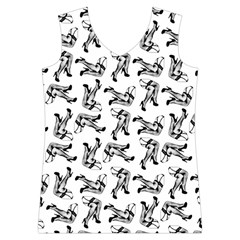 Erotic Pants Motif Black And White Graphic Pattern Black Backgrond Women s Basketball Tank Top from ArtsNow.com Front