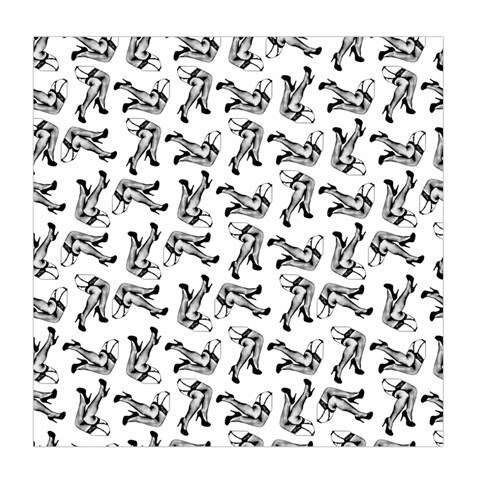 Erotic Pants Motif Black And White Graphic Pattern Black Backgrond Duvet Cover (Queen Size) from ArtsNow.com Front