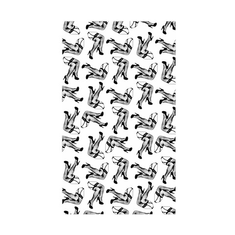 Erotic Pants Motif Black And White Graphic Pattern Black Backgrond Duvet Cover (Single Size) from ArtsNow.com Duvet Quilt