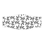 Erotic Pants Motif Black And White Graphic Pattern Black Backgrond Stretchable Headband