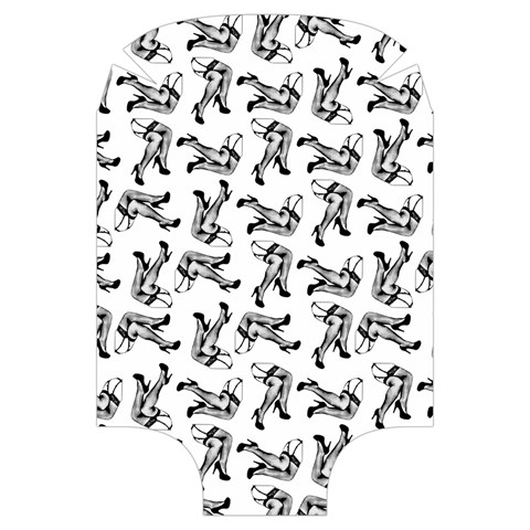 Erotic Pants Motif Black And White Graphic Pattern Black Backgrond Luggage Cover (Large) from ArtsNow.com Front