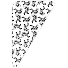 Erotic Pants Motif Black And White Graphic Pattern Black Backgrond Belt Pouch Bag (Small) from ArtsNow.com Front Right