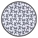 Erotic Pants Motif Black And White Graphic Pattern Black Backgrond Wireless Fast Charger(Black)