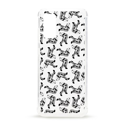 Erotic Pants Motif Black And White Graphic Pattern Black Backgrond Samsung Galaxy S20 6.2 Inch TPU UV Case from ArtsNow.com Front