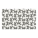 Erotic Pants Motif Black And White Graphic Pattern Black Backgrond Banner and Sign 5  x 3 