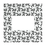 Erotic Pants Motif Black And White Graphic Pattern Black Backgrond White Box Photo Frame 4  x 6 