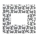 Erotic Pants Motif Black And White Graphic Pattern Black Backgrond White Wall Photo Frame 5  x 7 