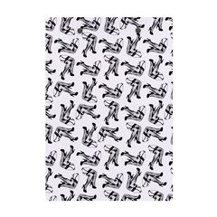 Erotic Pants Motif Black And White Graphic Pattern Black Backgrond A5 Acrylic Clipboard from ArtsNow.com Back