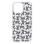 Erotic Pants Motif Black And White Graphic Pattern Black Backgrond iPhone 14 Pro Max TPU UV Print Case