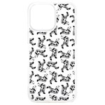 Erotic Pants Motif Black And White Graphic Pattern Black Backgrond iPhone 15 Pro Max TPU UV Print Case