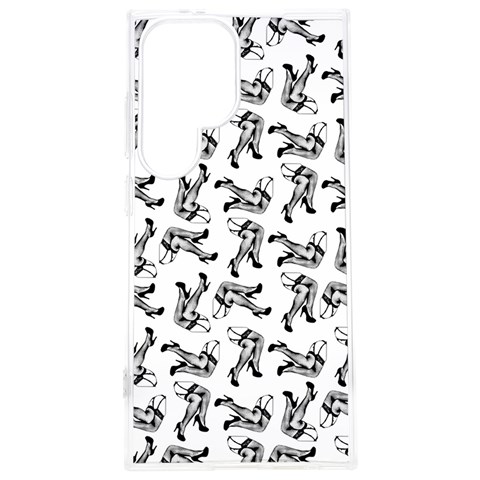 Erotic Pants Motif Black And White Graphic Pattern Black Backgrond Samsung Galaxy S24 Plus 6.7 Inch TPU UV Case from ArtsNow.com Front