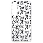 Erotic Pants Motif Black And White Graphic Pattern Black Backgrond Samsung Galaxy S24 Ultra 6.9 Inch TPU UV Case