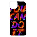 You can do it - orange iPhone 15 TPU UV Print Case