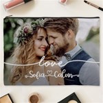 Personalized Love Couple Wedding Name Cosmetic Bag Cosmetic Bag (XXXL)