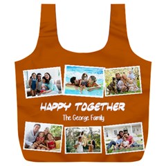 Personalized Photo Family Love Any Text Recycle Bag Full Print Recycle Bag (XXXL) from ArtsNow.com Front