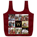 Personalized Initial 8 Photo Large Cushion Recycle Bag Full Print Recycle Bag (XXXL)