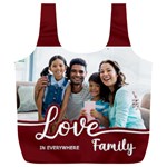 Personalized Love Family Photo Recycle Bag Full Print Recycle Bag (XXXL)