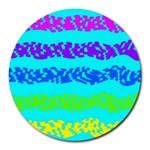 Abstract Design Pattern Round Mousepad