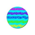 Abstract Design Pattern Rubber Coaster (Round)