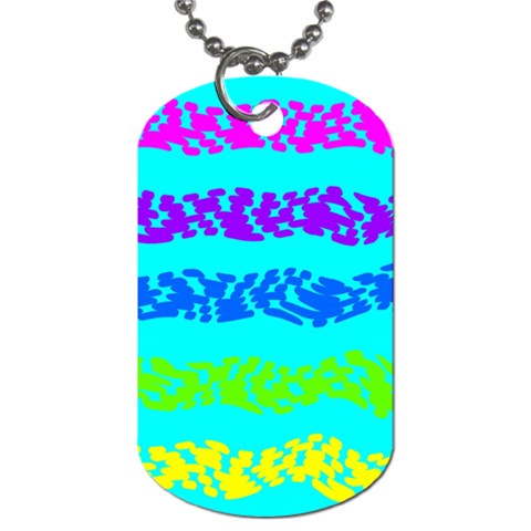 Abstract Design Pattern Dog Tag (One Side) from ArtsNow.com Front