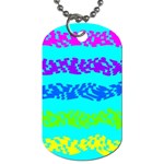 Abstract Design Pattern Dog Tag (Two Sides)