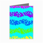 Abstract Design Pattern Mini Greeting Card