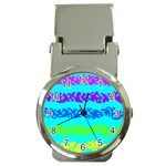 Abstract Design Pattern Money Clip Watches