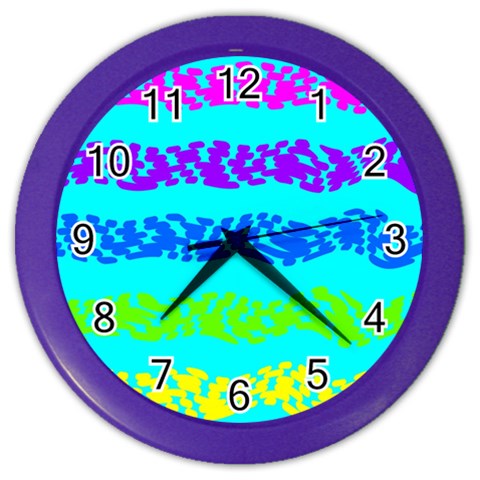 Abstract Design Pattern Color Wall Clock from ArtsNow.com Front