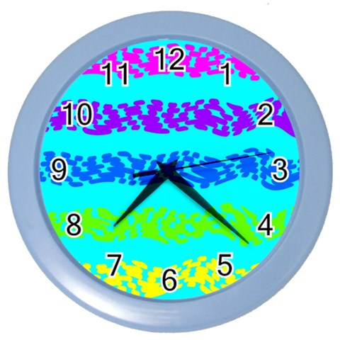 Abstract Design Pattern Color Wall Clock from ArtsNow.com Front