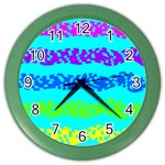 Abstract Design Pattern Color Wall Clock