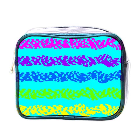 Abstract Design Pattern Mini Toiletries Bag (One Side) from ArtsNow.com Front