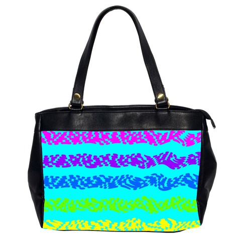 Abstract Design Pattern Oversize Office Handbag (2 Sides) from ArtsNow.com Front