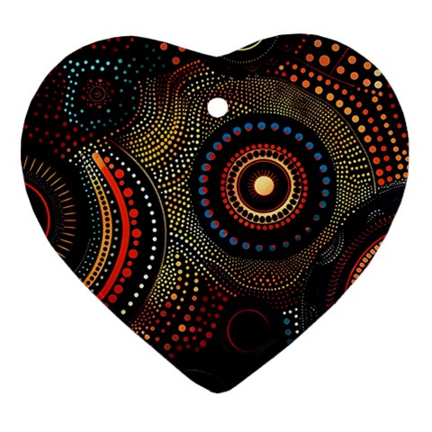 Abstract Geometric Pattern Ornament (Heart) from ArtsNow.com Front