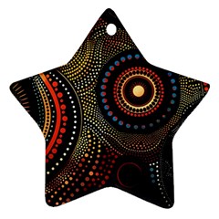 Abstract Geometric Pattern Star Ornament (Two Sides) from ArtsNow.com Front