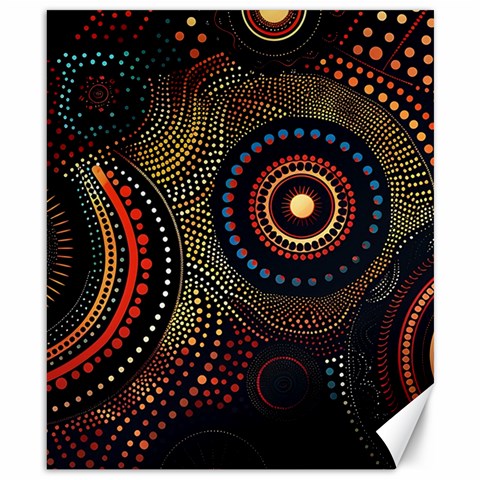 Abstract Geometric Pattern Canvas 8  x 10  from ArtsNow.com 8.15 x9.66  Canvas - 1