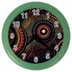 Abstract Geometric Pattern Color Wall Clock