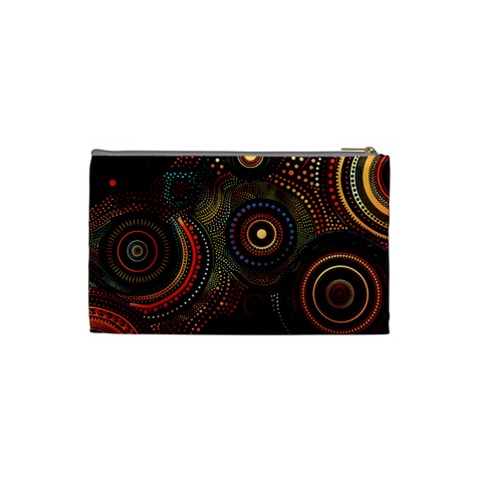 Abstract Geometric Pattern Cosmetic Bag (Small) from ArtsNow.com Back